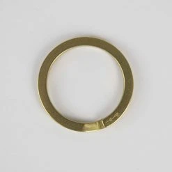 Alternative view of KOBASHI STUDIO BRASS FLAT KEY RING