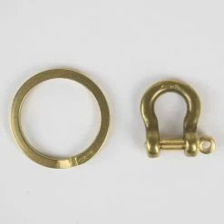 KOBASHI STUDIO BRASS FLAT KEY RING -BARBOUR shop 20151014 DSC 1184 1024x1024@2x