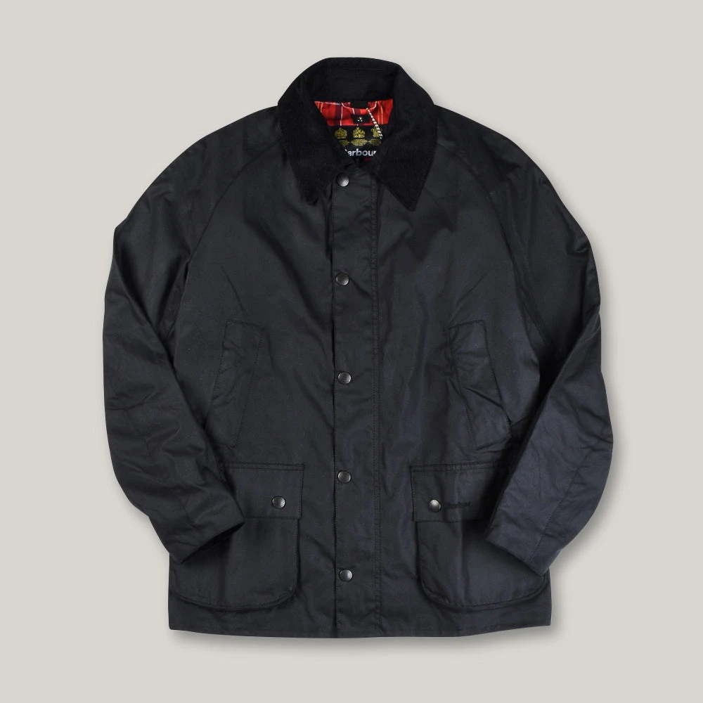 BARBOUR ASHBY WAXED JACKET - BLACK 3 BARBOUR ASHBY WAXED JACKET - BLACK