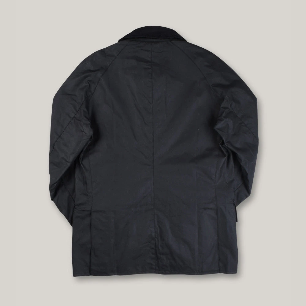 BARBOUR ASHBY WAXED JACKET - BLACK 6 BARBOUR ASHBY WAXED JACKET - BLACK - Image 4