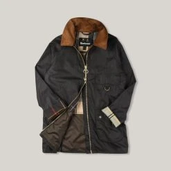 BARBOUR HIGHCLERE WAX JACKET - OLIVE -BARBOUR shop Barbour0 1024x1024@2x