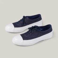 NIGEL CABOURN WOMAN DECK SHOES 40S MIX - INDIGO
