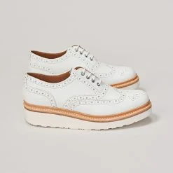 GRENSON EMILY WHITE CALF BROGUE -BARBOUR shop Heffernan and Haire product 0168 1024x1024@2x