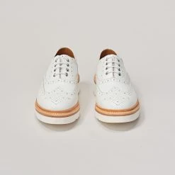 GRENSON EMILY WHITE CALF BROGUE -BARBOUR shop Heffernan and Haire product 0170 1024x1024@2x