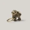 TENDER WHITE BRONZE ELEPHANT KEYRING