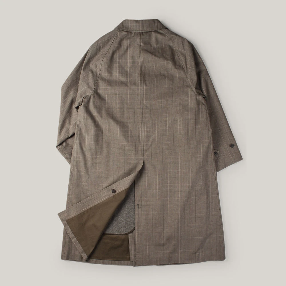 LENO BAL COLLAR COAT - GLEN CHECK 5 LENO BAL COLLAR COAT - GLEN CHECK - Image 3