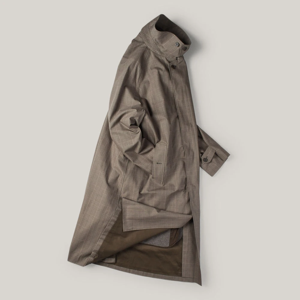 LENO BAL COLLAR COAT - GLEN CHECK 6 LENO BAL COLLAR COAT - GLEN CHECK - Image 4