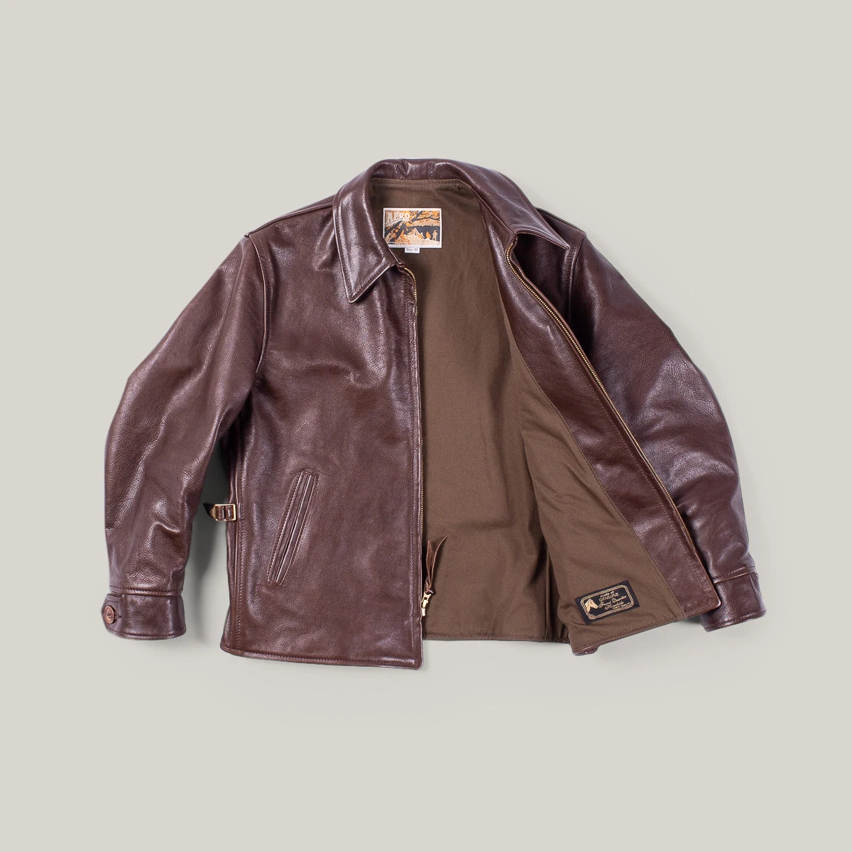 AERO LEATHER CUSTOM PLAINSMAN JACKET - SEAL VICENZA 5 AERO LEATHER CUSTOM PLAINSMAN JACKET - SEAL VICENZA - Image 3
