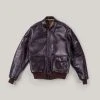 AERO LEATHER A2 BRONCO - SEAL HORSEHIDE/MID BROWN KNIT