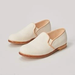 TATAMBA SLIP ON CANVAS SHOE - NATURAL