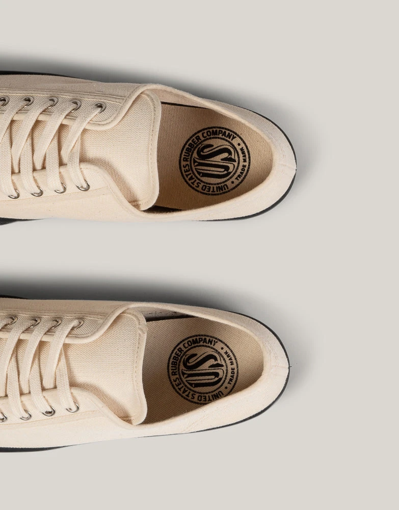 US RUBBER MILITARY LOW TOP - OFF WHITE 7 US RUBBER MILITARY LOW TOP - OFF WHITE - Image 5