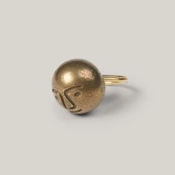 TENDER CO. LOST WAX CAST BRASS BALL KEYCHAIN