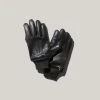 SNOW PEAK MILITARY LEATHER GLOVES - BLACK -BARBOUR shop UG 873 Black main 1024x1024@2x