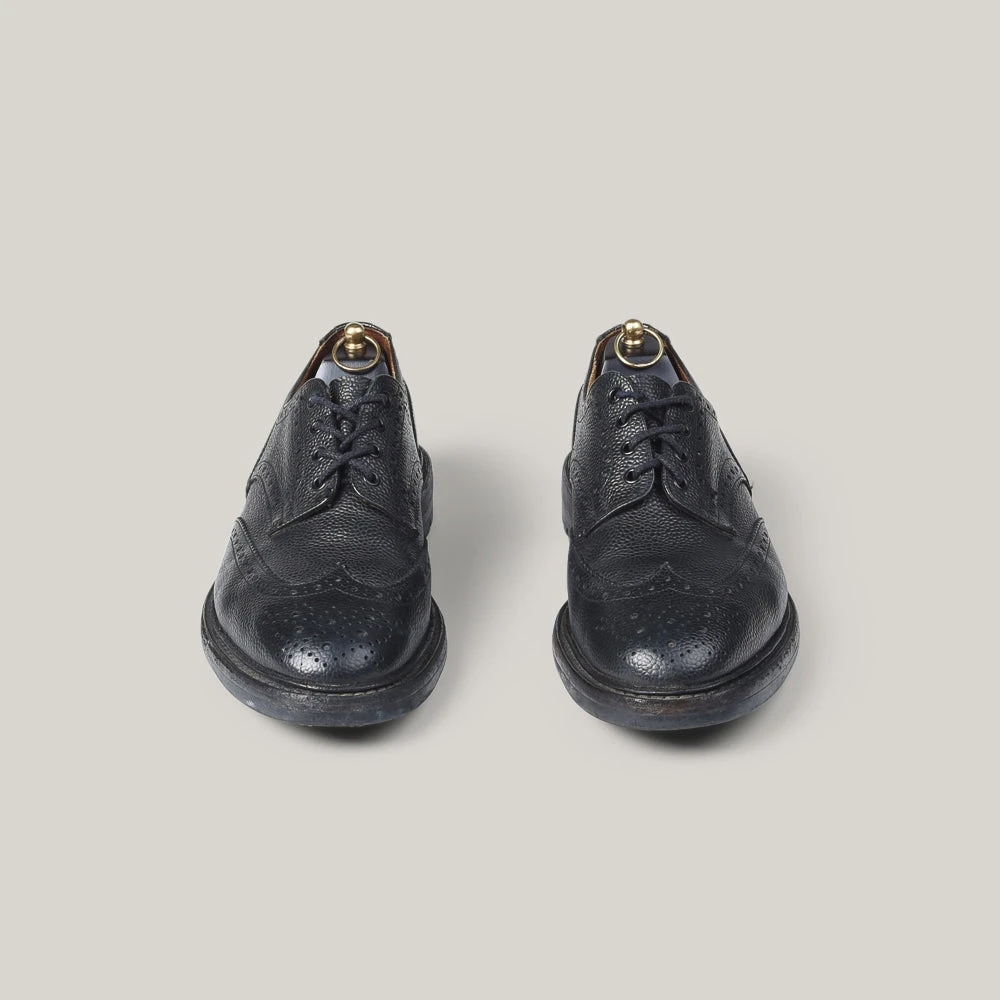 USED TRICKER'S DERBY BROGUE - BLACK SCOTCH GRAIN 7 USED TRICKER'S DERBY BROGUE - BLACK SCOTCH GRAIN - Image 5