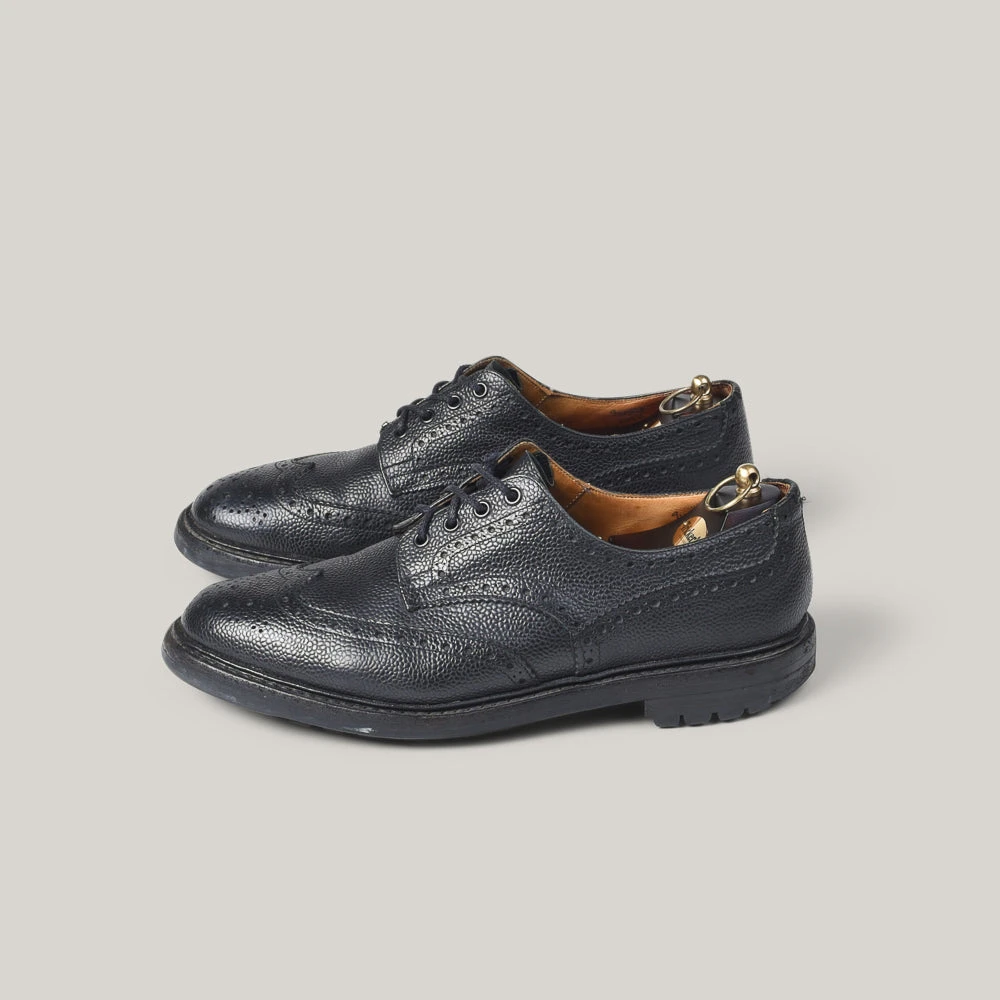 USED TRICKER'S DERBY BROGUE - BLACK SCOTCH GRAIN 4 USED TRICKER'S DERBY BROGUE - BLACK SCOTCH GRAIN - Image 2
