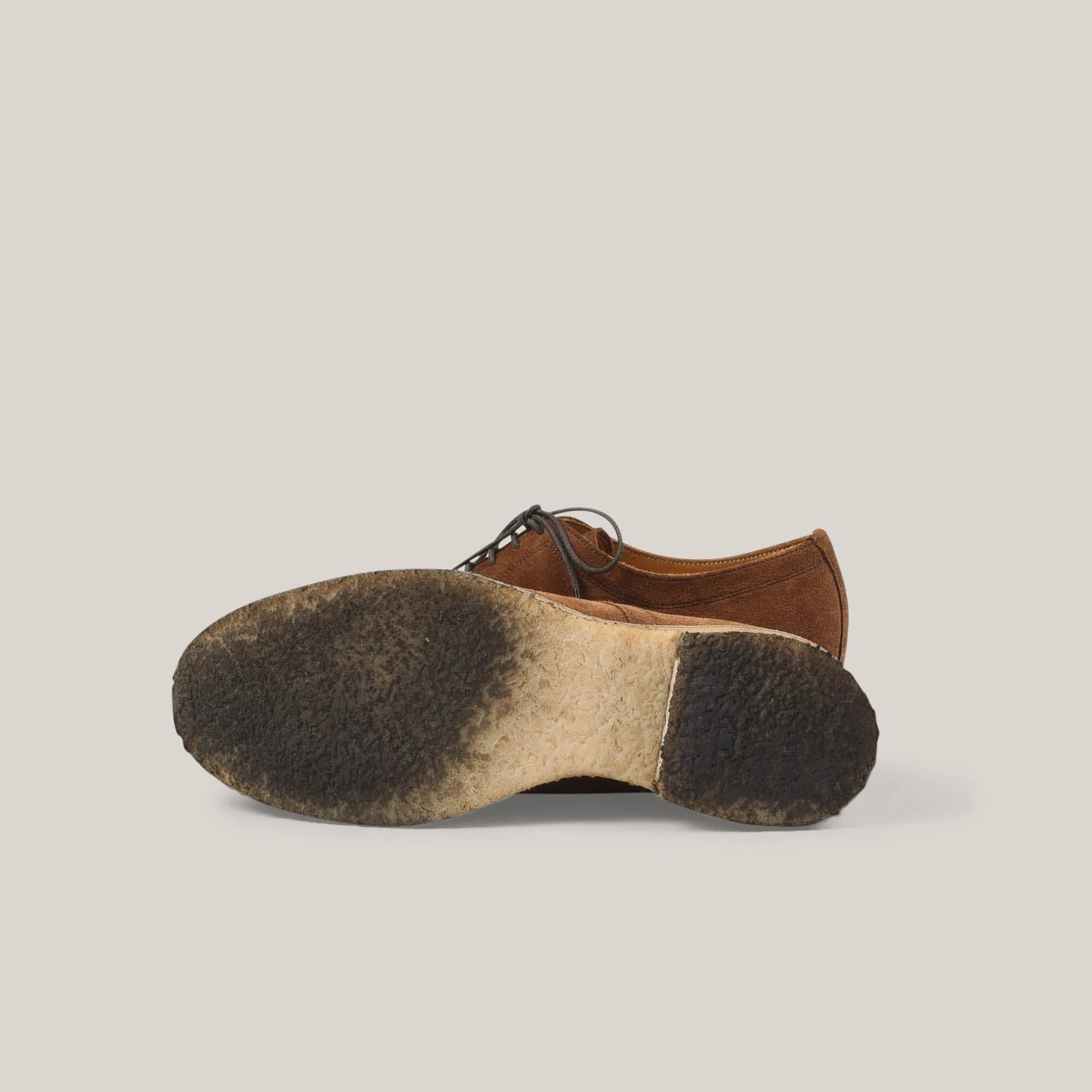 USED JOSPEH CHEANEY & SONS ELEANOR CAPPED DERBY - FOX SUEDE 6 USED JOSPEH CHEANEY & SONS ELEANOR CAPPED DERBY - FOX SUEDE - Image 4