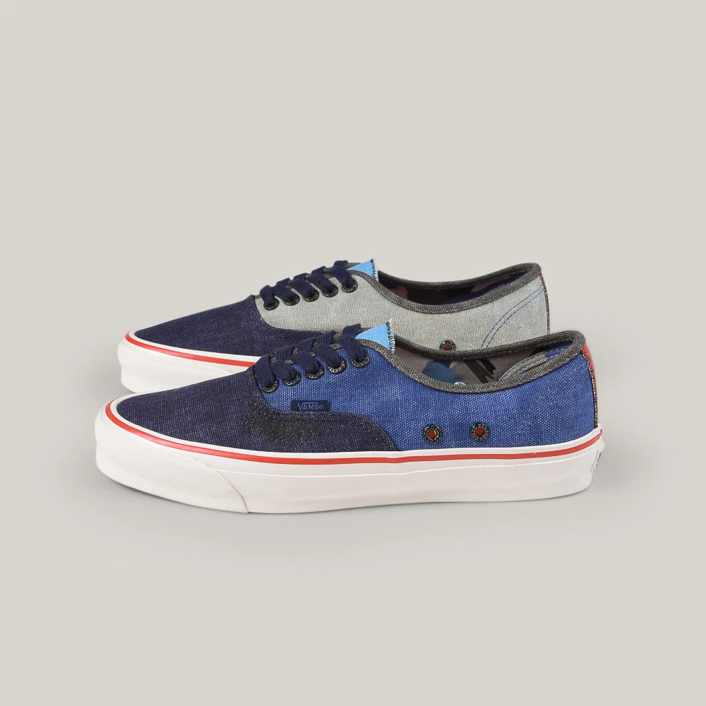 VANS VAULT X NIGEL CABOURN OG AUTHENTIC LX - CRAZY NAVY MIX 5 VANS VAULT X NIGEL CABOURN OG AUTHENTIC LX - CRAZY NAVY MIX - Image 3