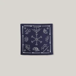 SNOW PEAK OG COTTON NOASOBI BANDANA - NAVY