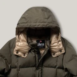 ZANTER VINTAGE DOWN JACKET - KHAKI -BARBOUR shop Zanter PPHH 3 1024x1024@2x