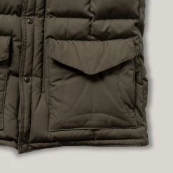 ZANTER VINTAGE DOWN JACKET - KHAKI -BARBOUR shop Zanter PPHH 5 1024x1024@2x